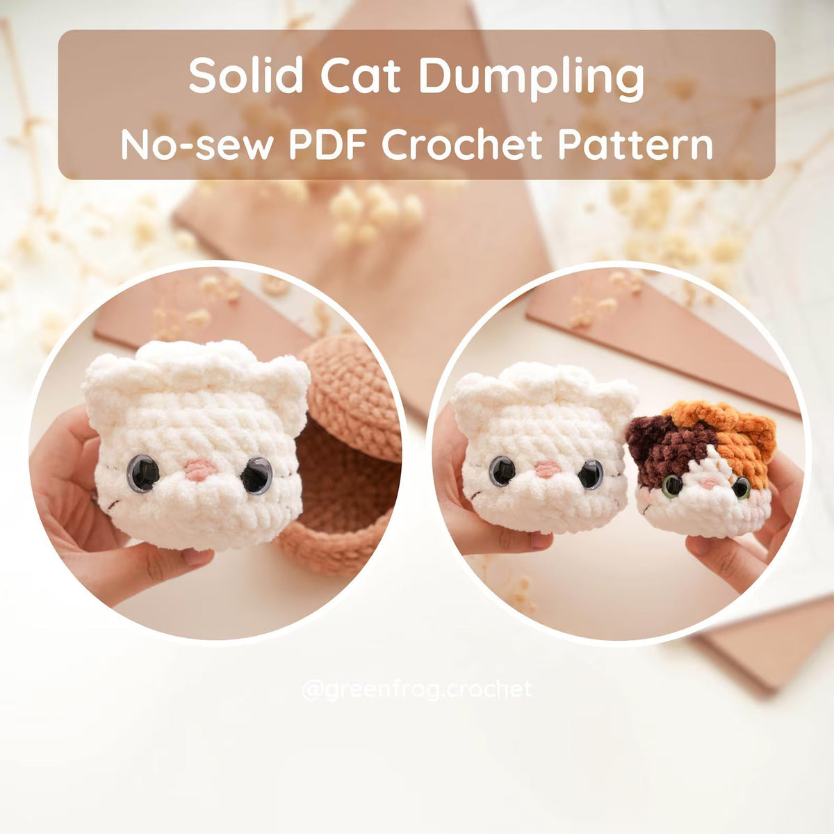 Pet Dumplings Amigurumi Animal Crochet Pattern