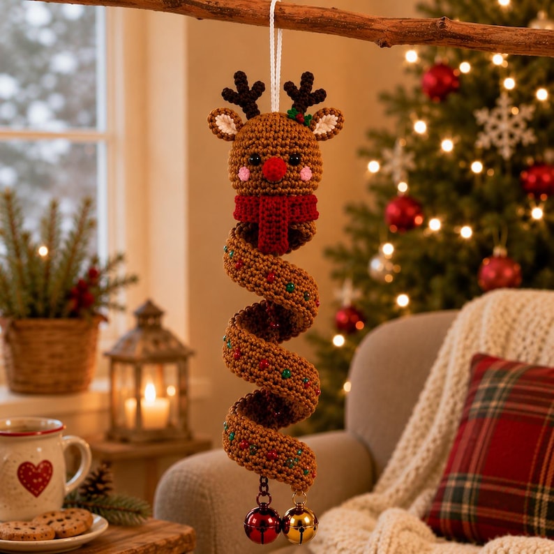 10 in 1 Christmas Crochet Spiral Pattern Bundle